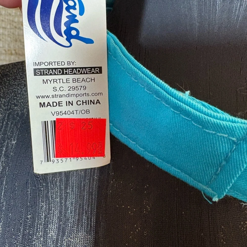 Outer Banks North Carolina Blue Visor